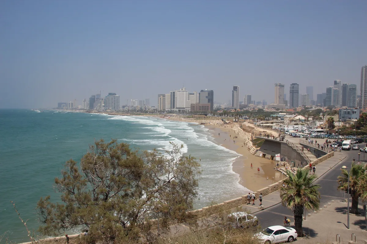 Yafo Beach, Tel Aviv-Yafo, Mediterranean Levant, Israel