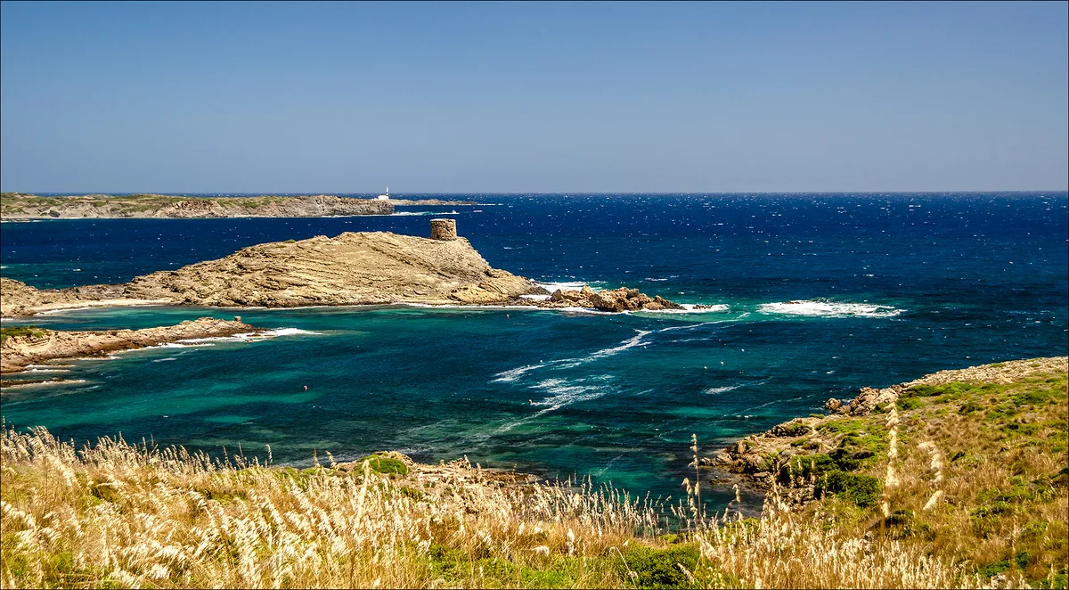 Cala En Vidrier-Strand, Maó, Balearic Islands, Spanien — 2