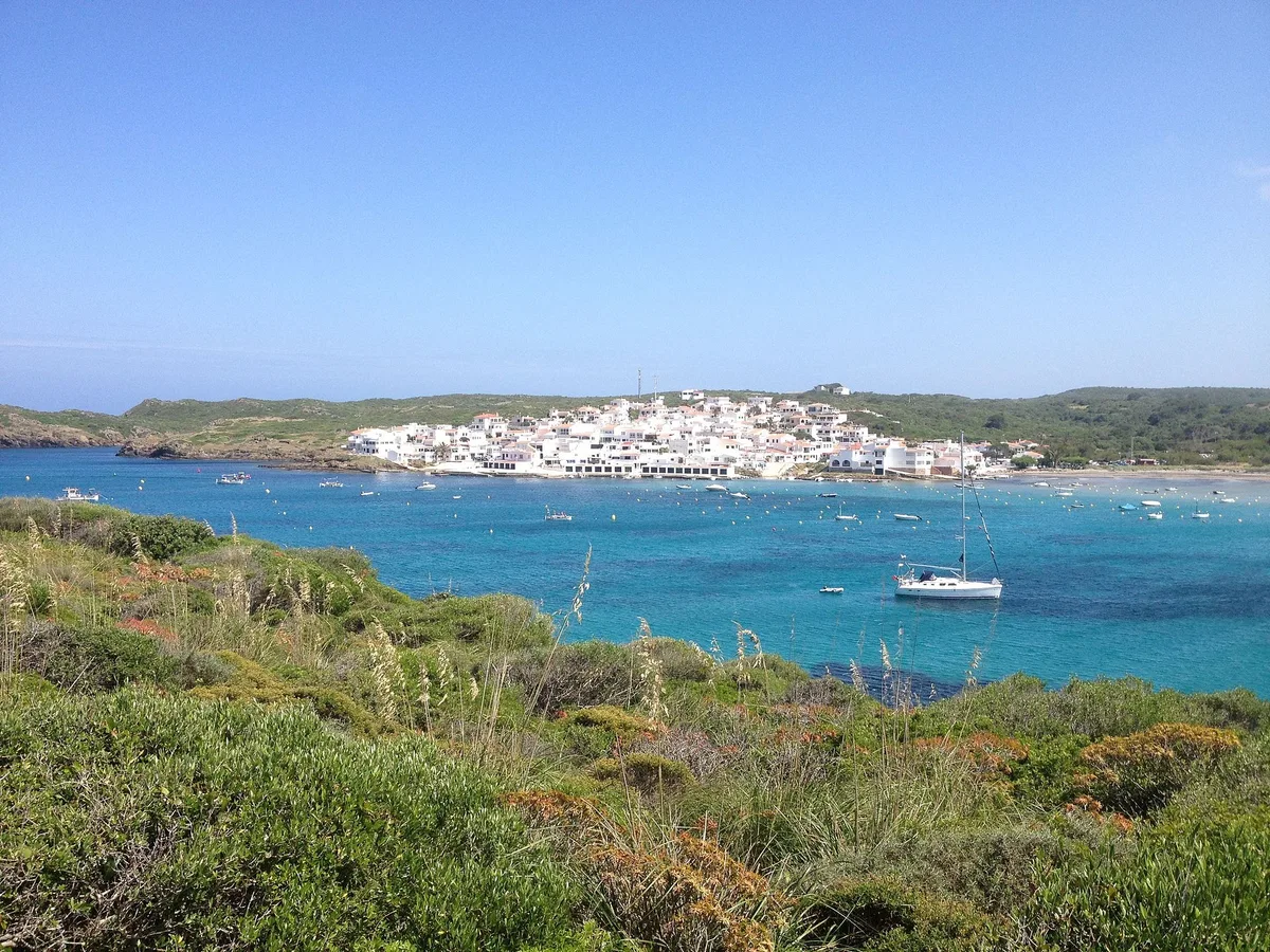 Cala En Vidrier-Strand, Maó, Balearic Islands, Spanien — 4