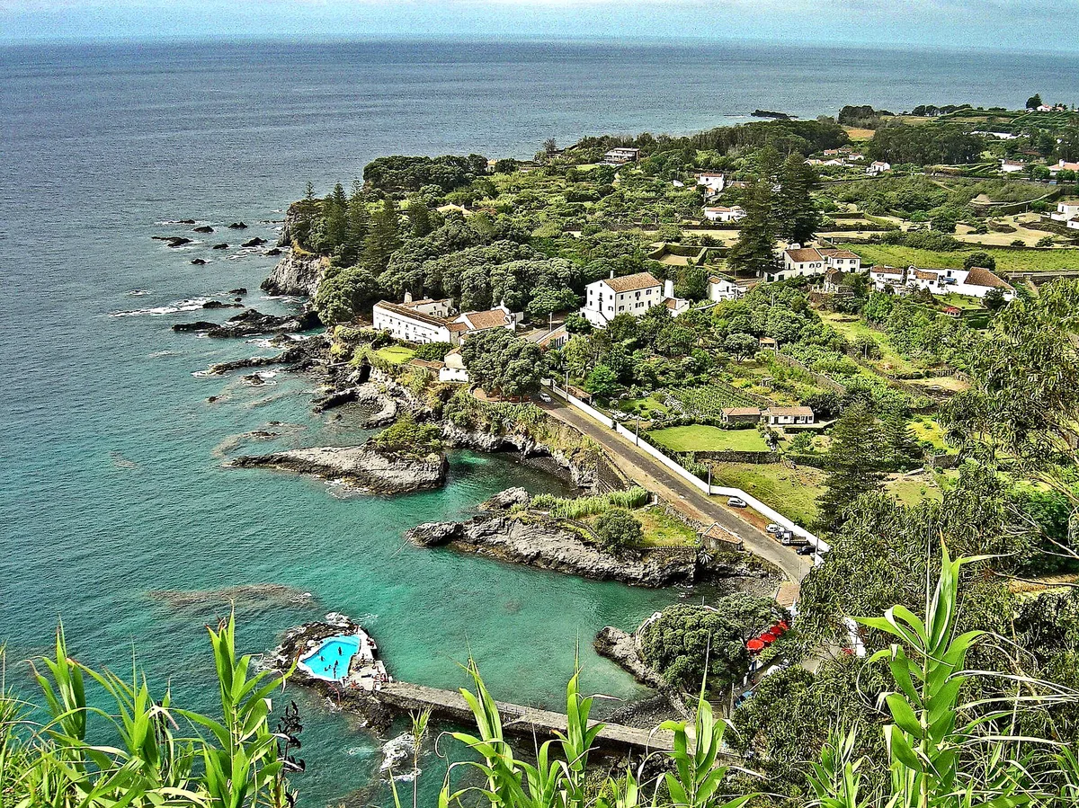 Caloura Beach, Lagoa, Azores, Portugal