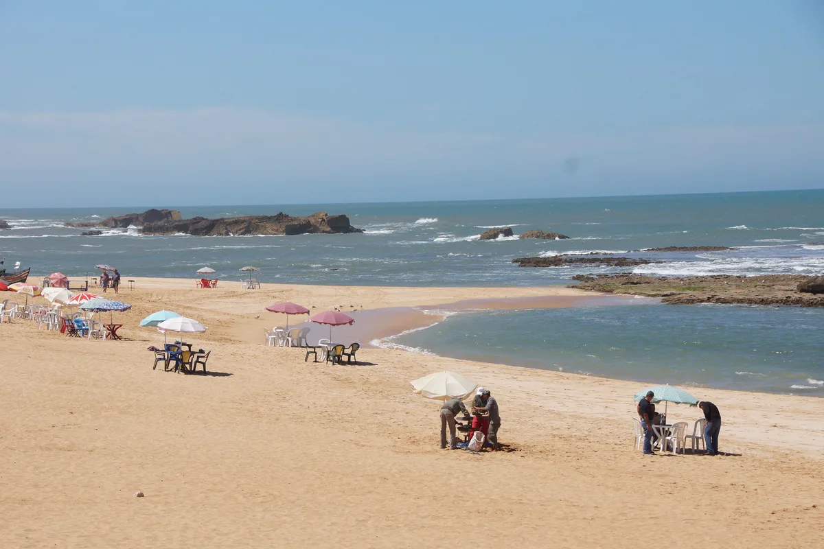 Spiaggia di Oualidia, Oualidia, Moroccan Atlantic, Marocco — 3