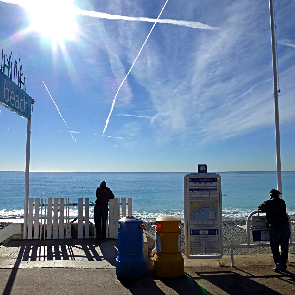 Florida Beach, Nice, Provence-Alpes-Côte d'Azur, France