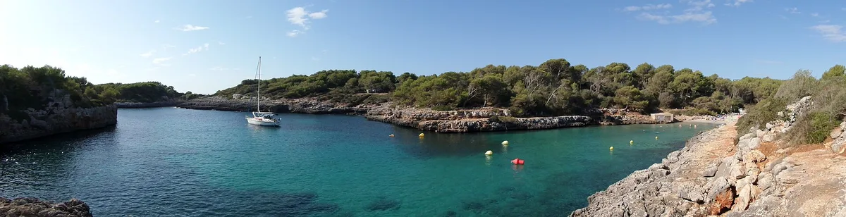 Cala Sa Nau Beach, Felanitx, Balearic Islands, Spain — 2
