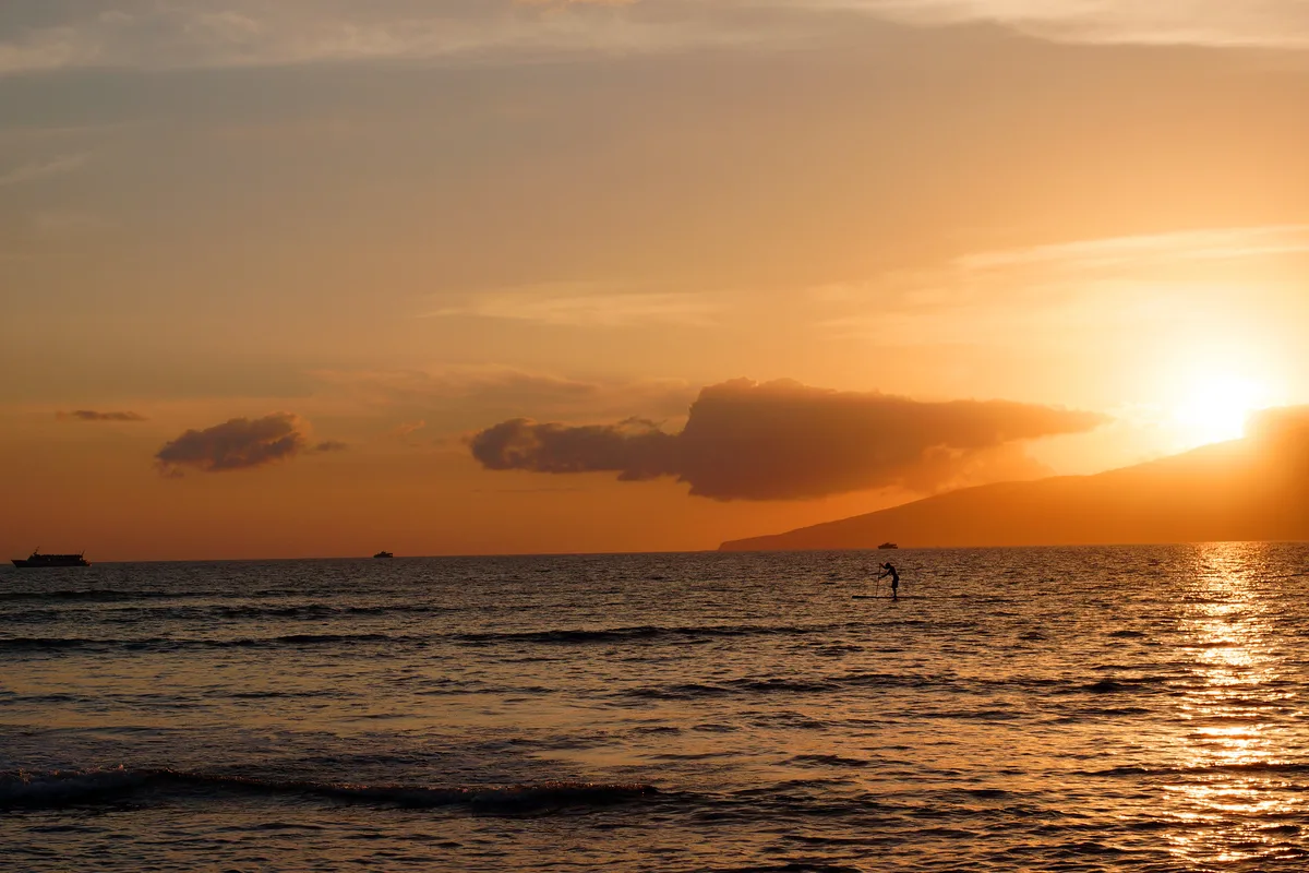 Moku'ula / Launiupoko Beach Park, Lahaina, Hawaii, Estados Unidos