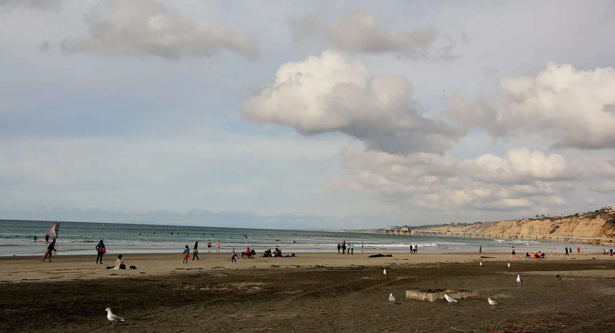 La Jolla Shores-Strand, San Diego, California Coast, Vereinigte Staaten — 3