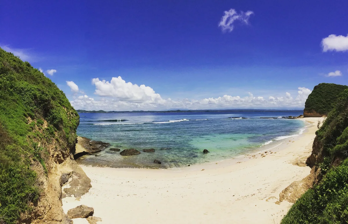 Surga Beach, Mawun, Lesser Sunda Islands, Indonesia