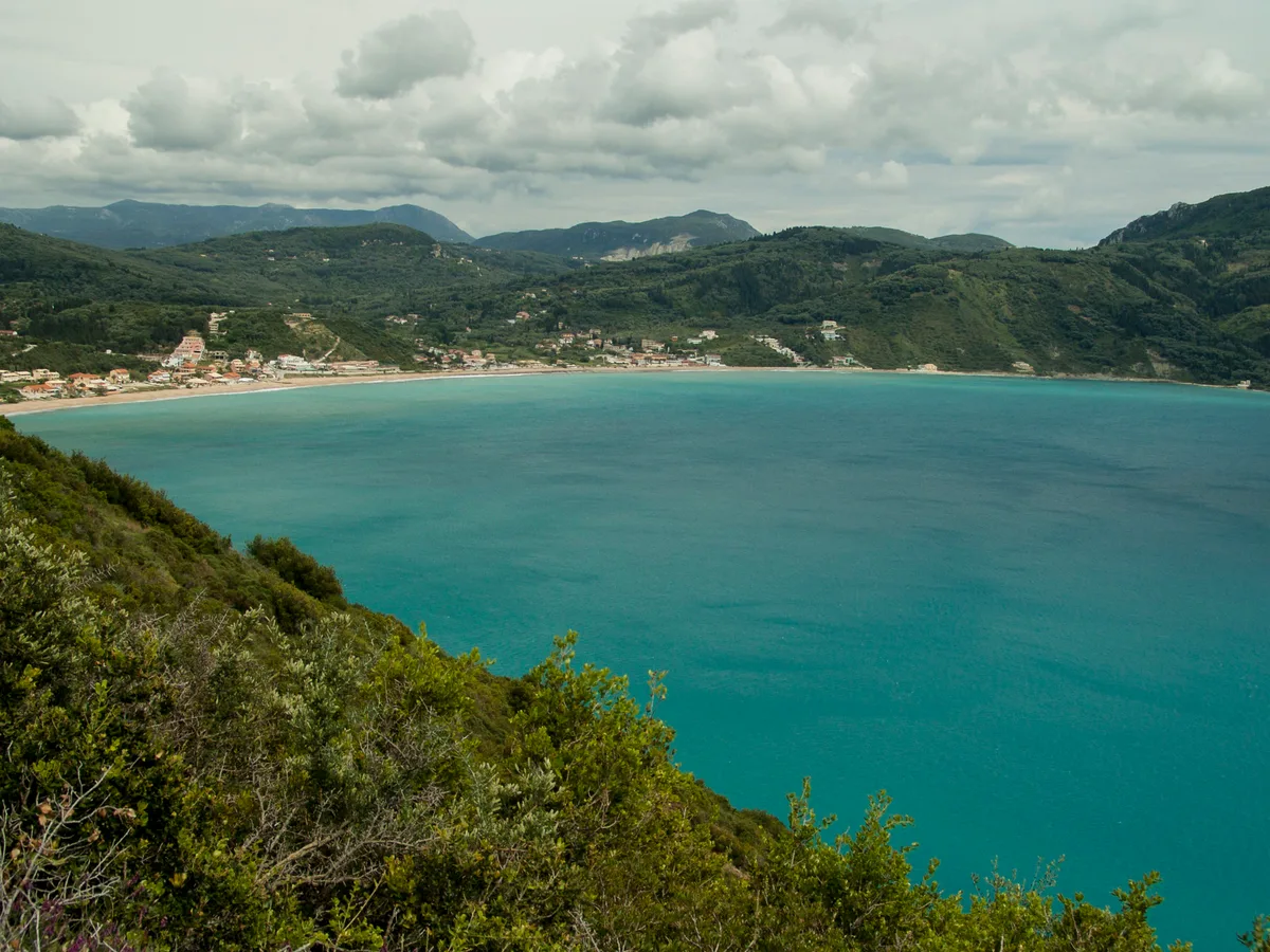 Afionas Beach, Central Corfu and Diapontian Islands, Ionian Islands, Greece — 2