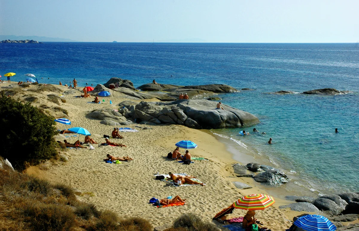 Agia Anna Beach, Aghios Arsenios, Cyclades, Greece — 2