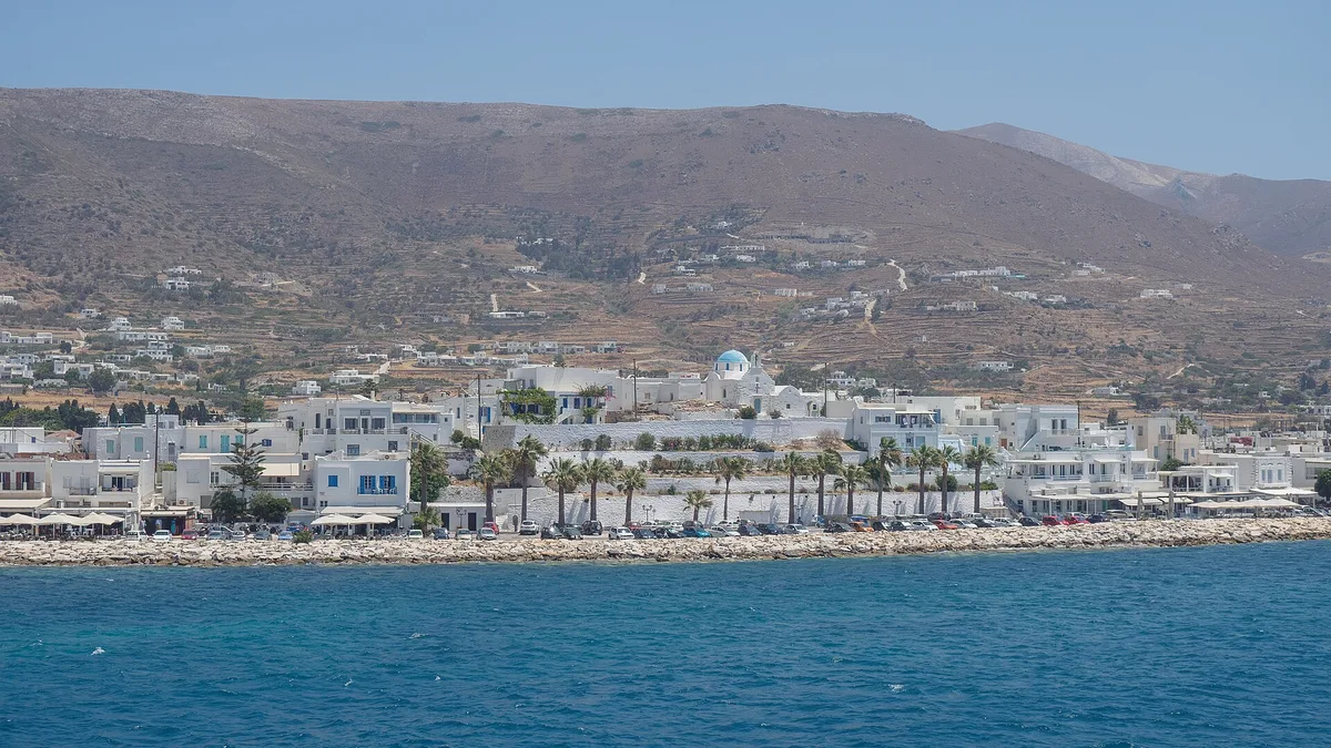 Parikia Beach, Parikia, Cyclades, Greece