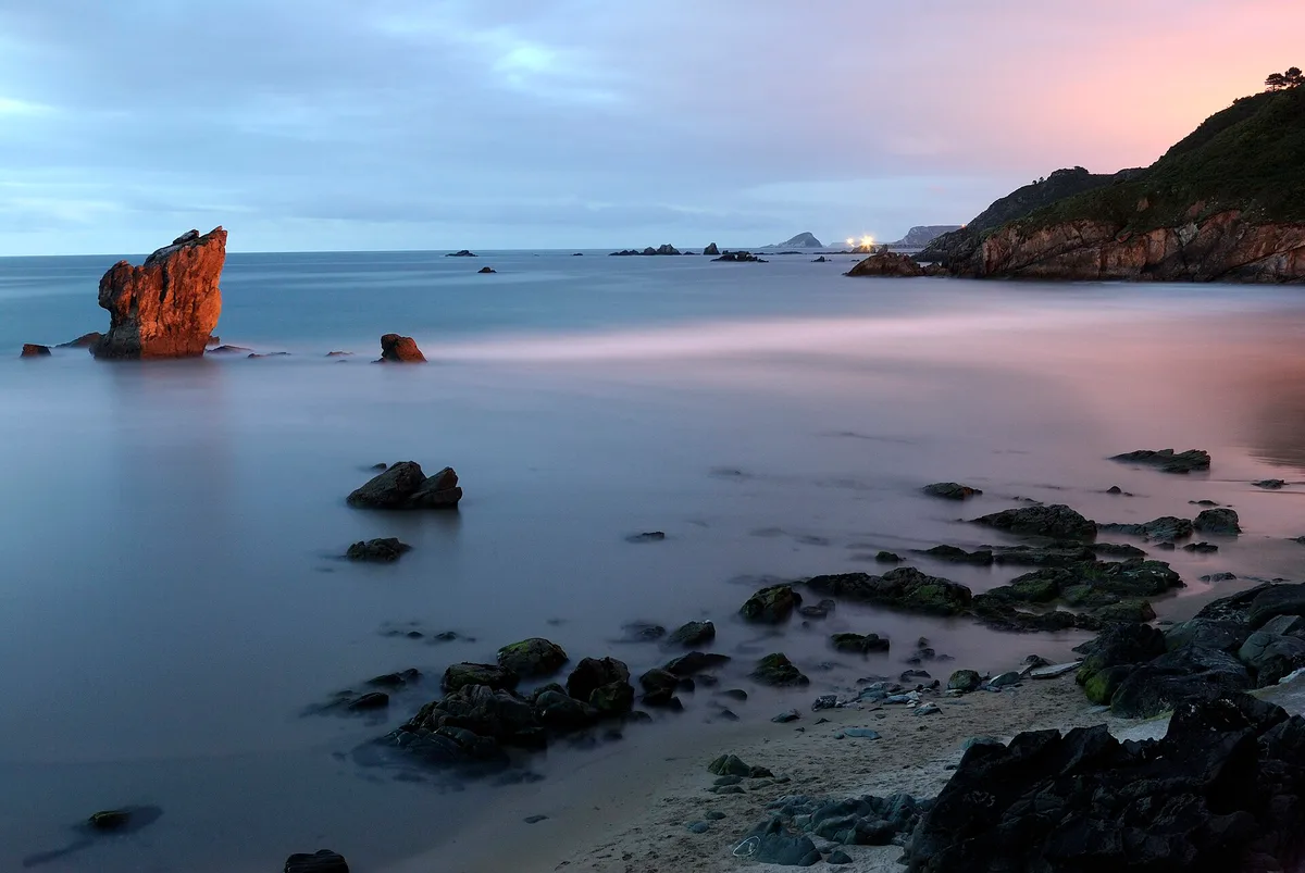 Veneiro Beach, Muros de Nalón, Asturias, Spain