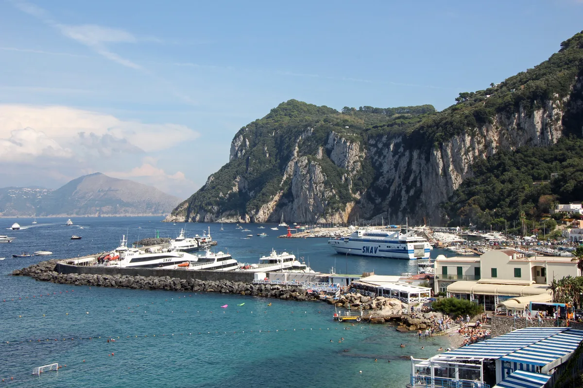 Cala Grande Beach, Capri, Campania, Italy