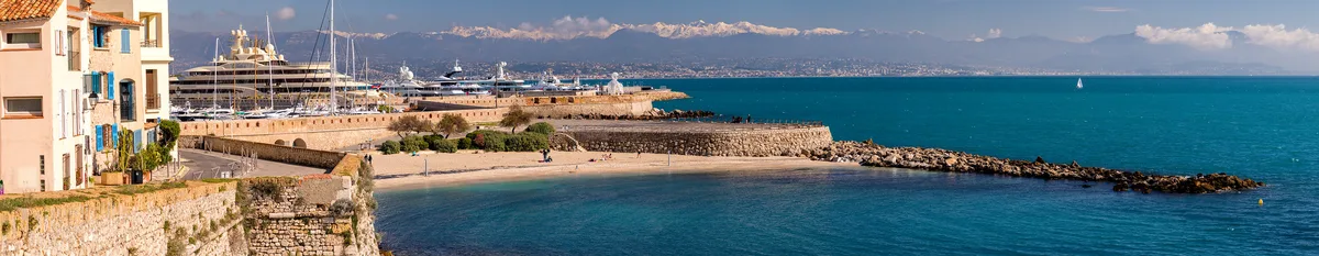 Gravette Beach, Antibes, French Riviera, France