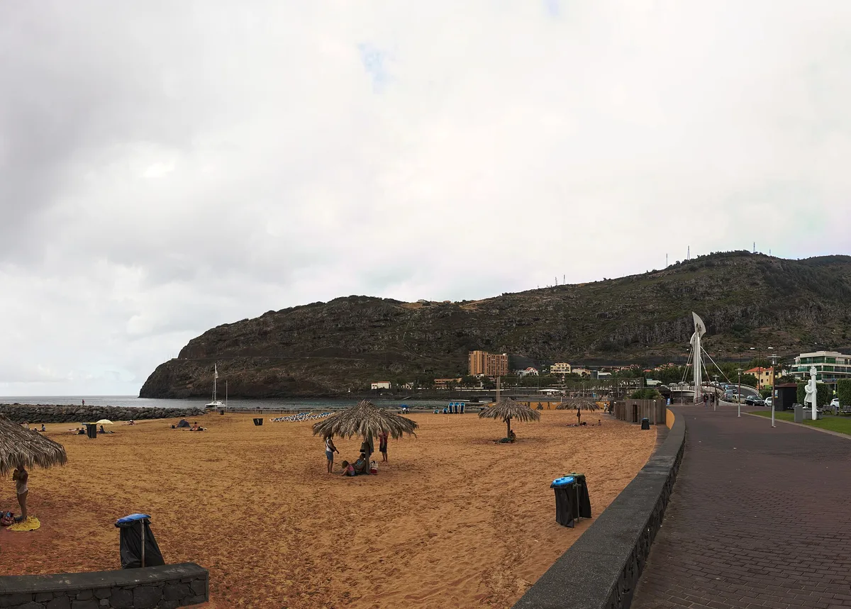Machico Beach, Machico, Madeira Archipelago, Portugal — 4