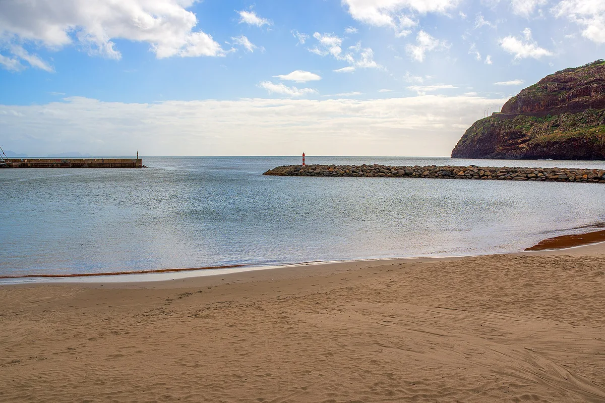 Machico Beach, Machico, Madeira Archipelago, Portugal — 2