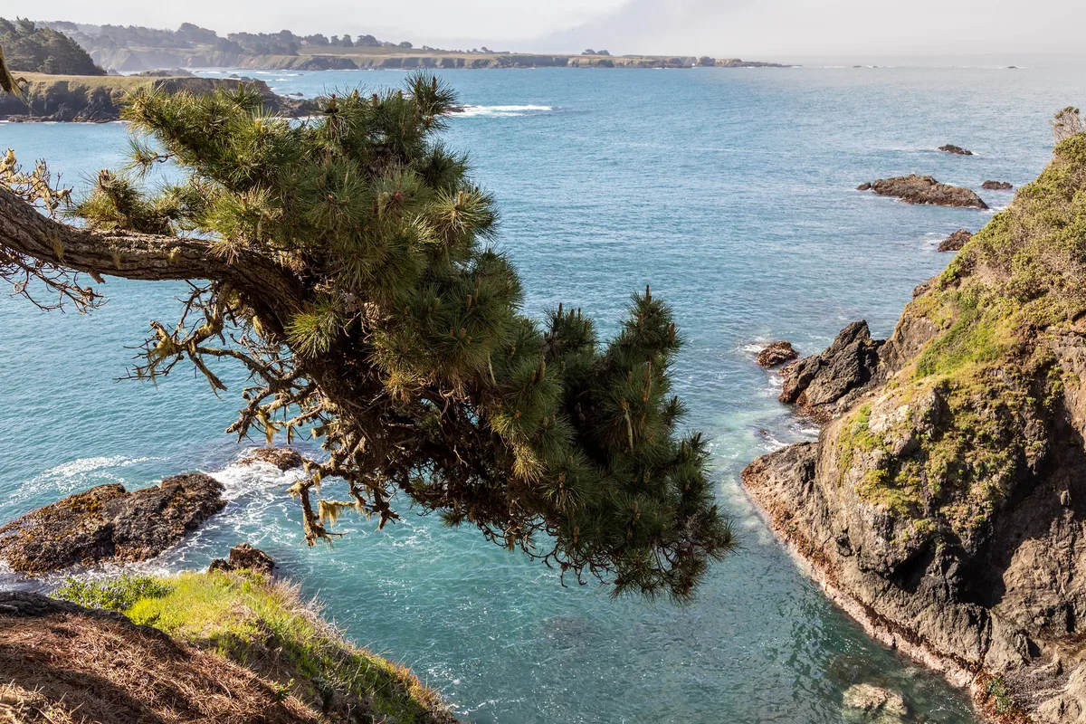Russian Gulch State Beach, Mendocino, California Coast, United States