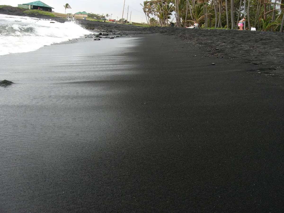 Spiaggia di Punalu'u Black Sand, Ka'u, Hawaii, Stati Uniti — 6