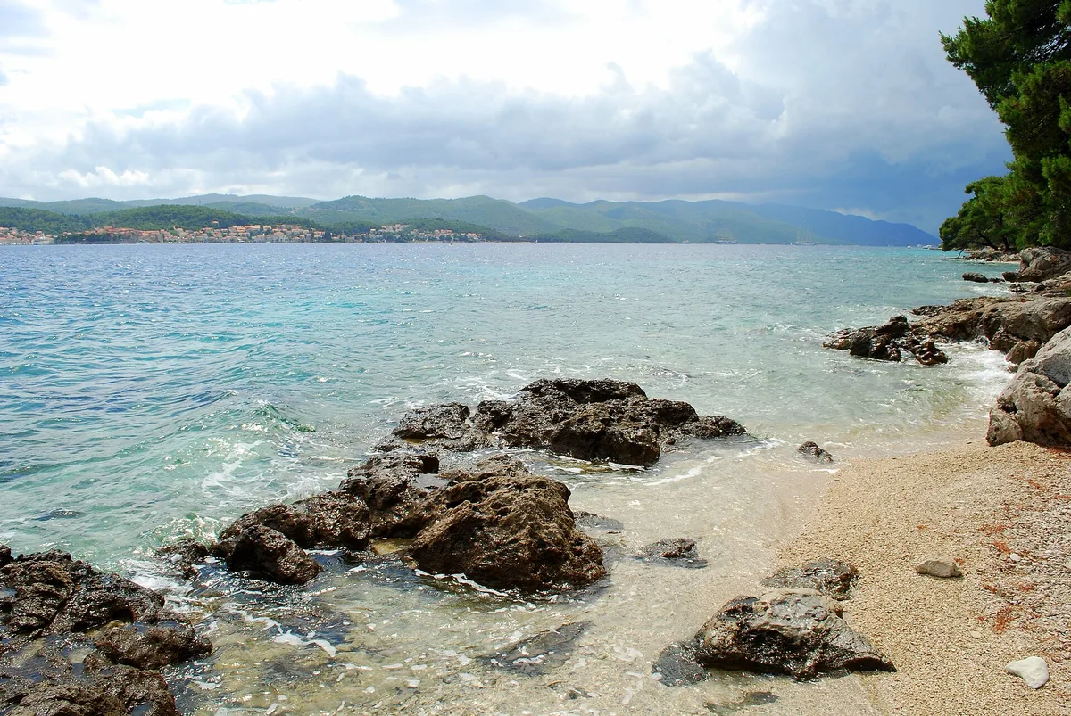 Bačva Beach, Grad Korčula, Adriatic Islands, Croatia — 3