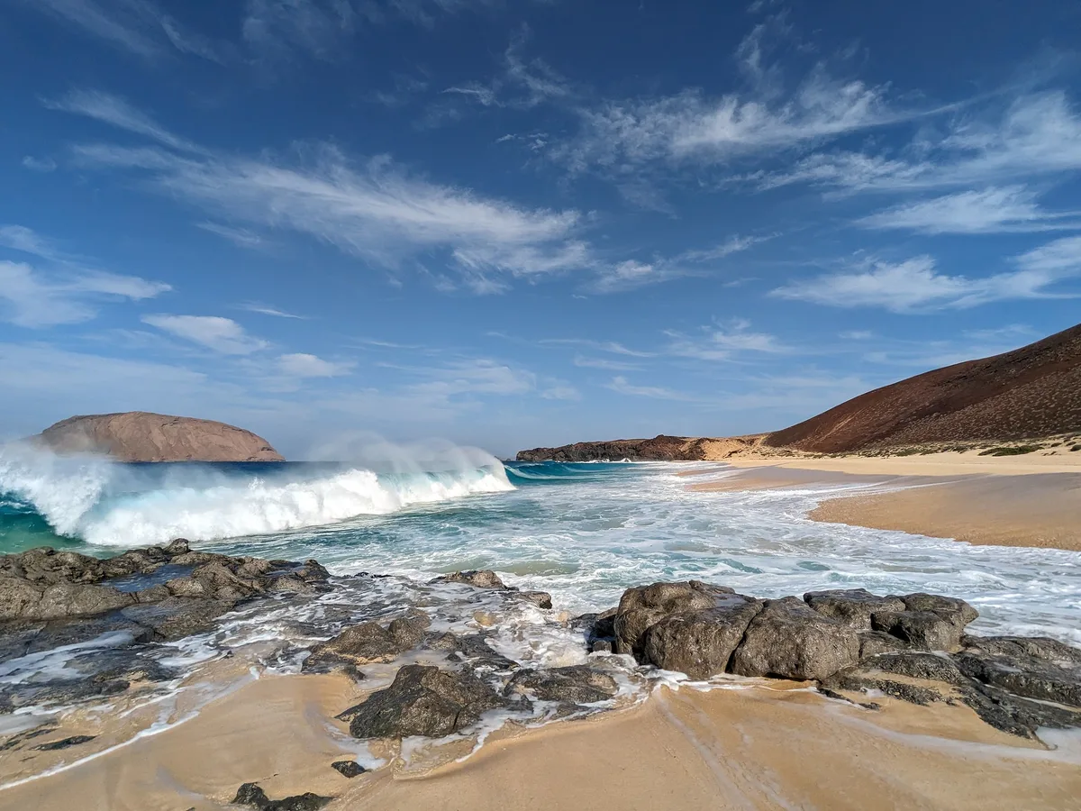 Conchas-strand, Teguise, Canary Islands, Spanje — 3