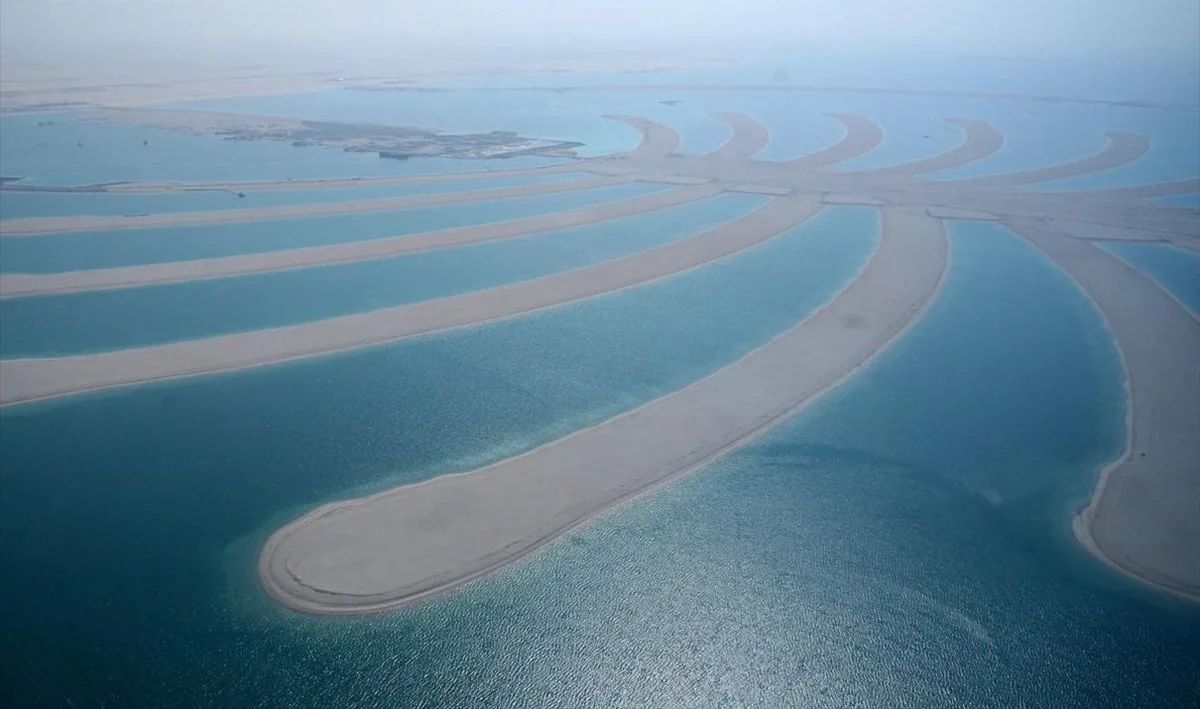 Palm Jebel Ali-strand, Jebel Ali, Persian Gulf, United Arab Emirates — 3