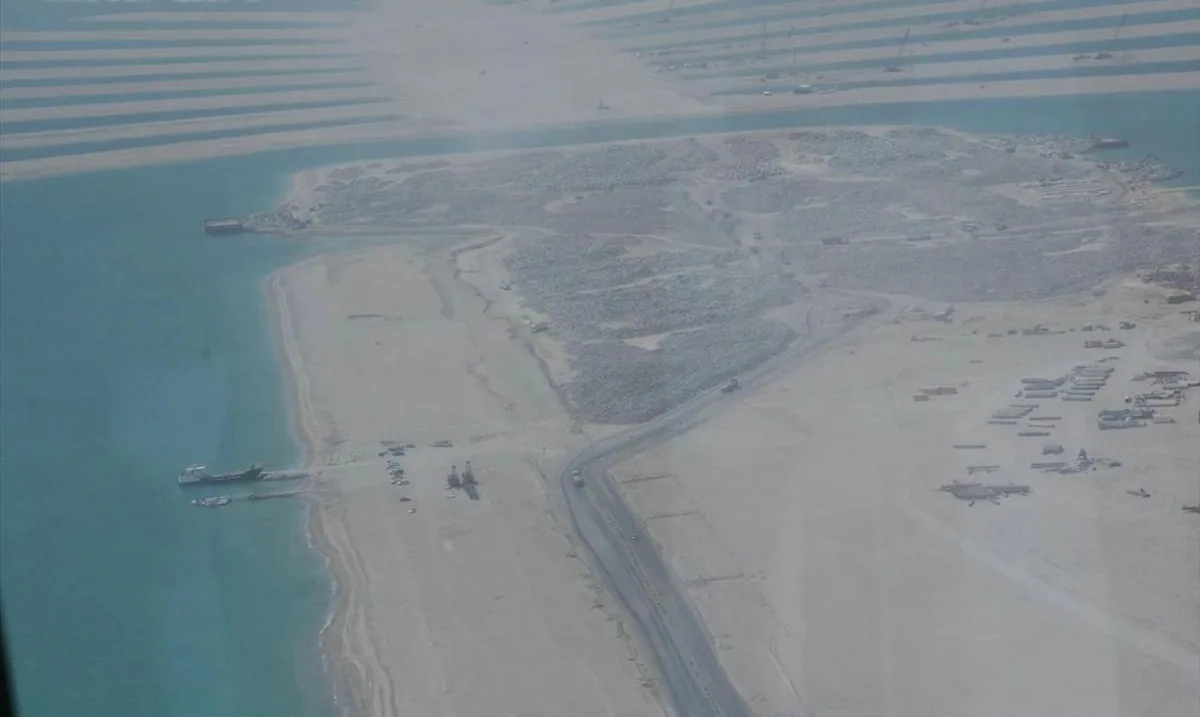 Palm Jebel Ali-strand, Jebel Ali, Persian Gulf, United Arab Emirates — 2