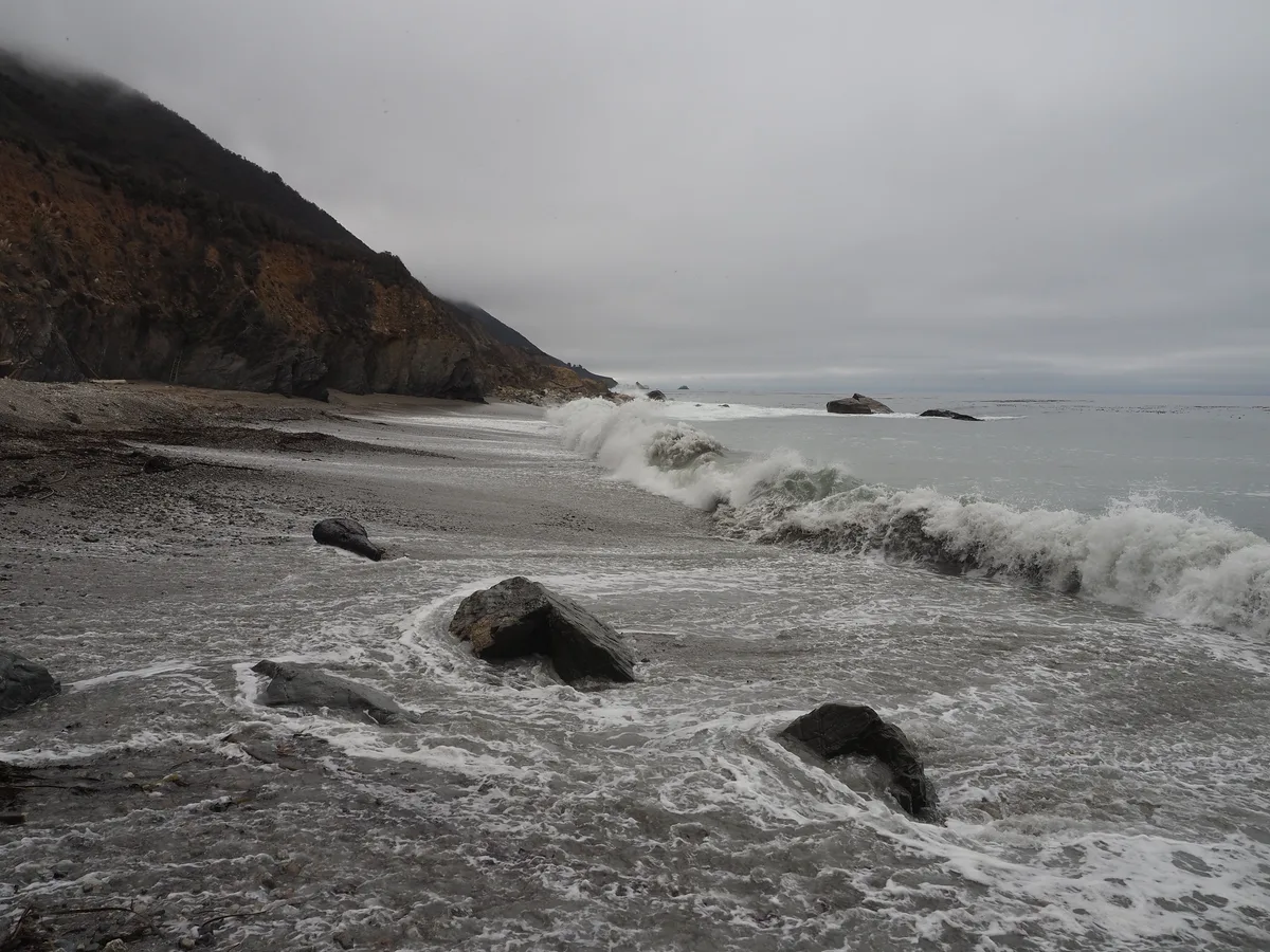 Spiaggia di Mill Creek, Gorda, California Coast, Stati Uniti — 2