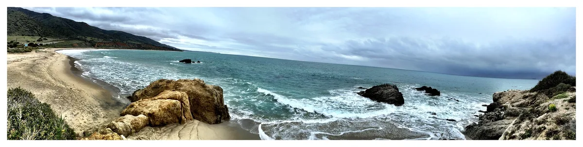 Spiaggia di Leo Carrillo State, Malibu, California Coast, Stati Uniti — 2