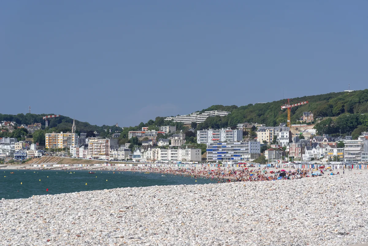 Le Havre-strand, Le Havre, Normandy, Frankrijk — 5