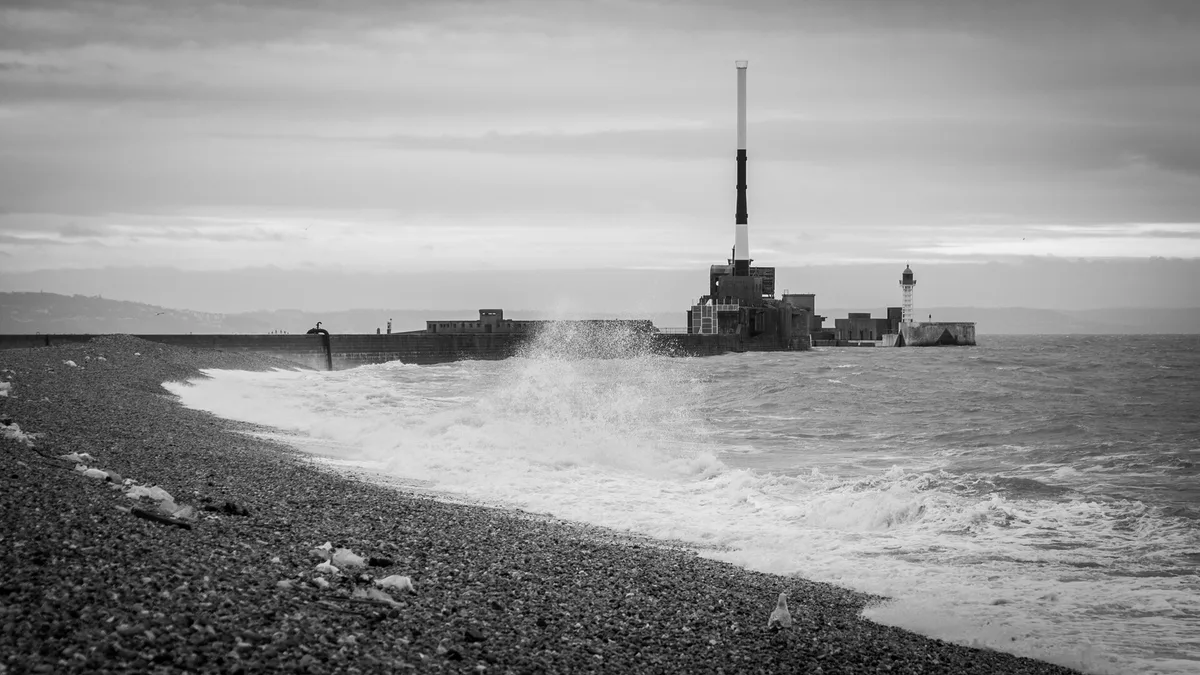 Le Havre-strand, Le Havre, Normandy, Frankrijk — 3