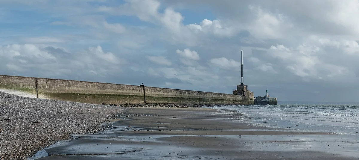 Le Havre-strand, Le Havre, Normandy, Frankrijk