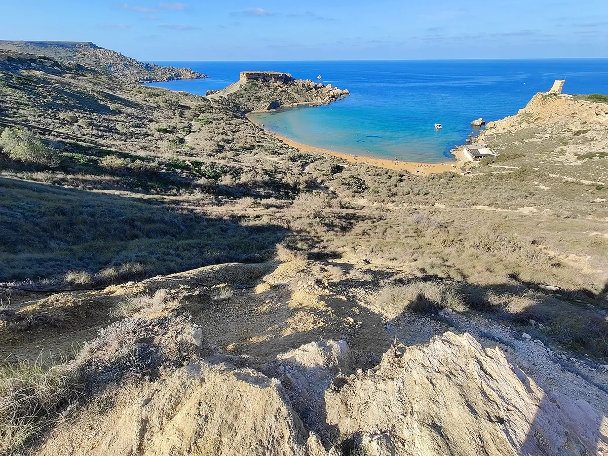 Golden Bay-Strand, Mellieħa, Maltese Islands, Malta — 5