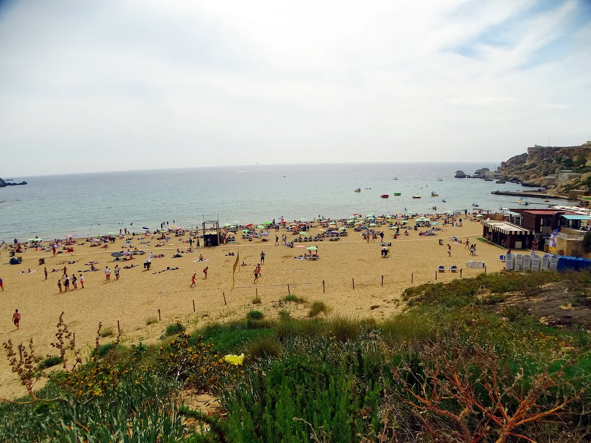 Golden Bay-Strand, Mellieħa, Maltese Islands, Malta — 6