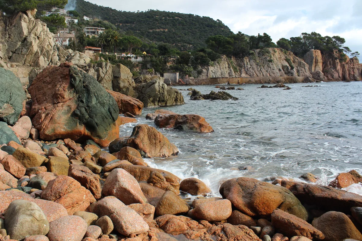 Plage de Cala Rosamar, Santa Cristina d'Aro, Catalonia, Espagne — 4