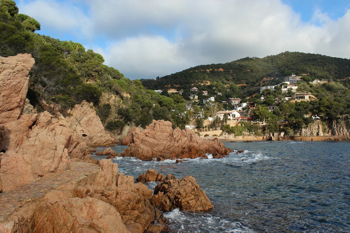 Plage de Cala Rosamar, Santa Cristina d'Aro, Catalonia, Espagne — 3