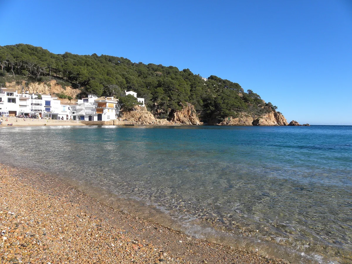 Tamariu-Strand, Palafrugell, Catalonia, Spanien — 3
