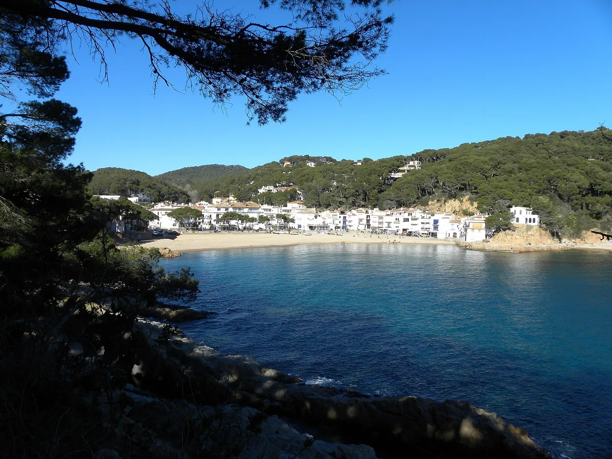 Tamariu-Strand, Palafrugell, Catalonia, Spanien