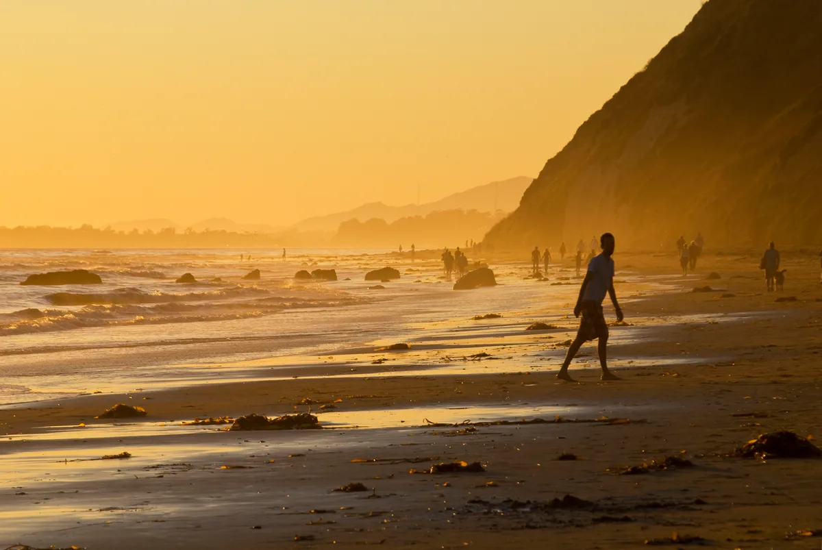 Arroyo Burro Beach, Santa Barbara, California Coast, United States