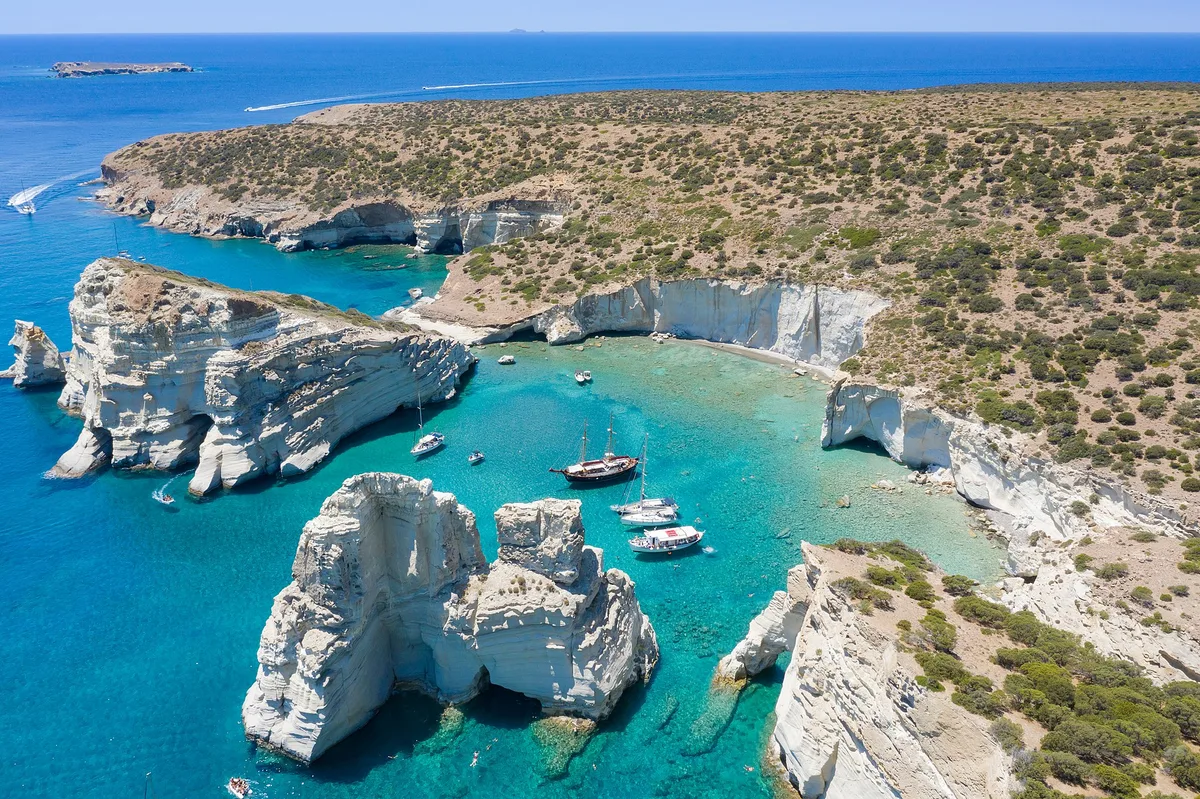 Kleftiko Beach, Milos, Cyclades, Greece
