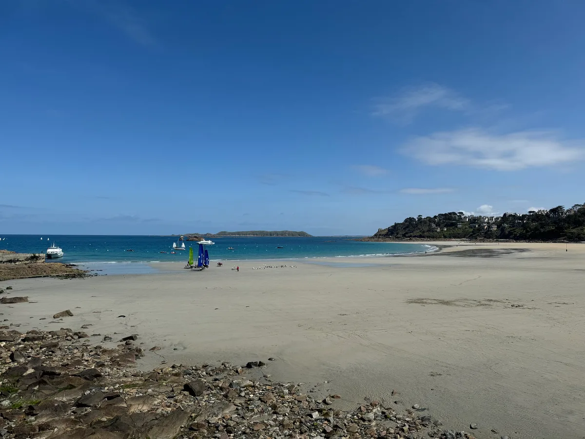 Playa de Trestraou, Perros-Guirec, Brittany, Francia