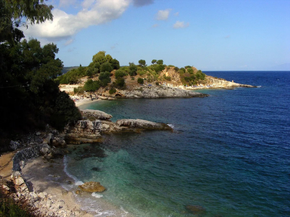 Kassiopi Beach, North Corfu Municipality, Ionian Islands, Greece