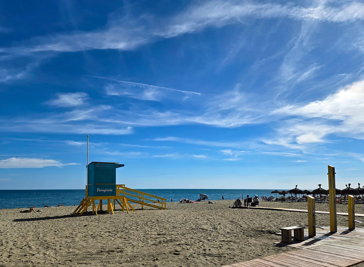 Fuengirola-strand, Fuengirola, Andalusia, Spanje — 3