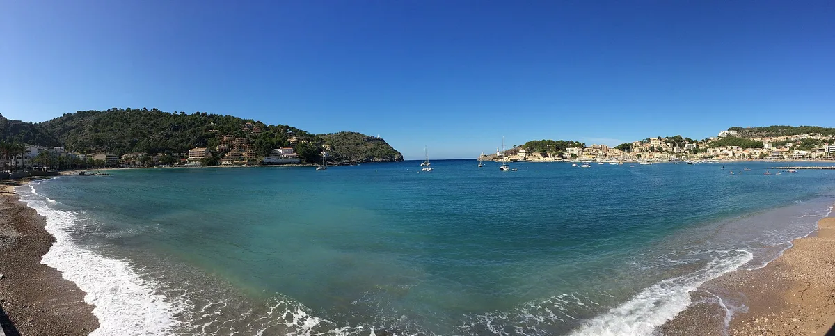 Port de Sóller Beach, Sóller, Balearic Islands, Spain
