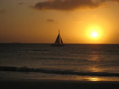 Druif Beach, Oranjestad, Lesser Antilles, Aruba — 5