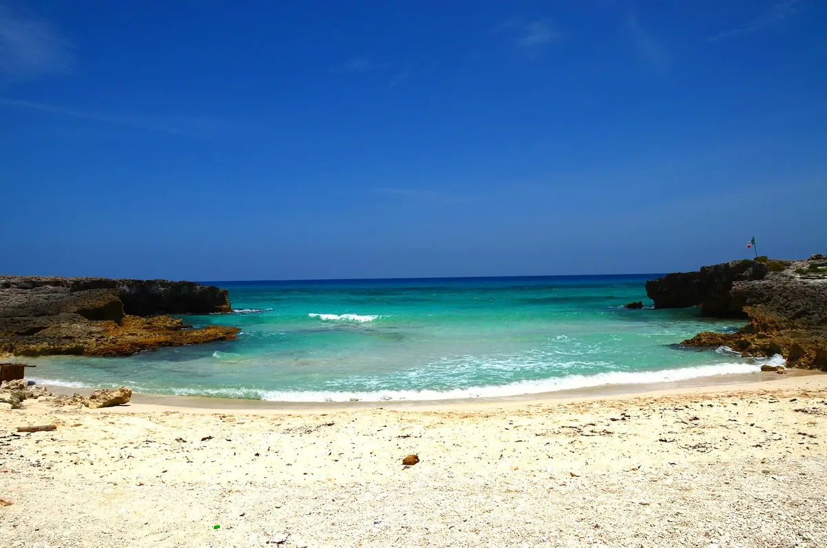 Punta Morena-Strand, San Miguel de Cozumel, Yucatan Islands, Mexiko