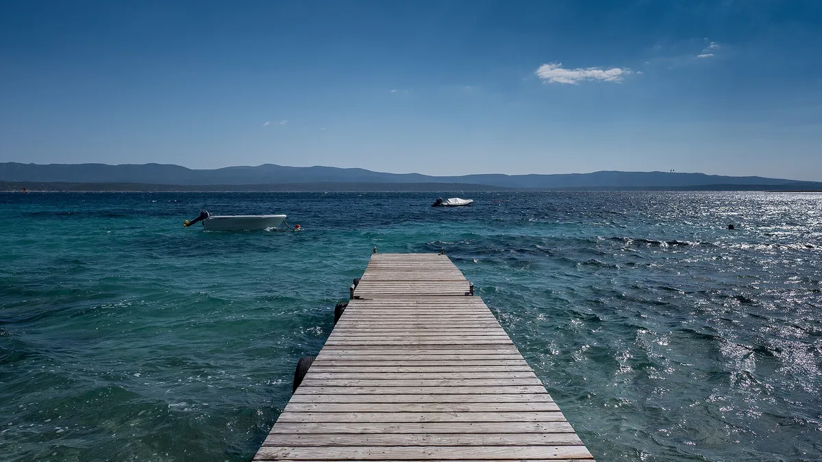 Potočine Beach, Bol, Adriatic Islands, Croatia — 4