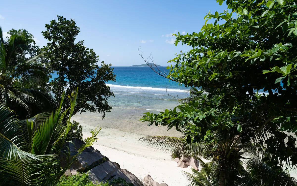 Anse Gaulettes Beach, La Digue, Seychelles Inner Islands, Seychelles — 2