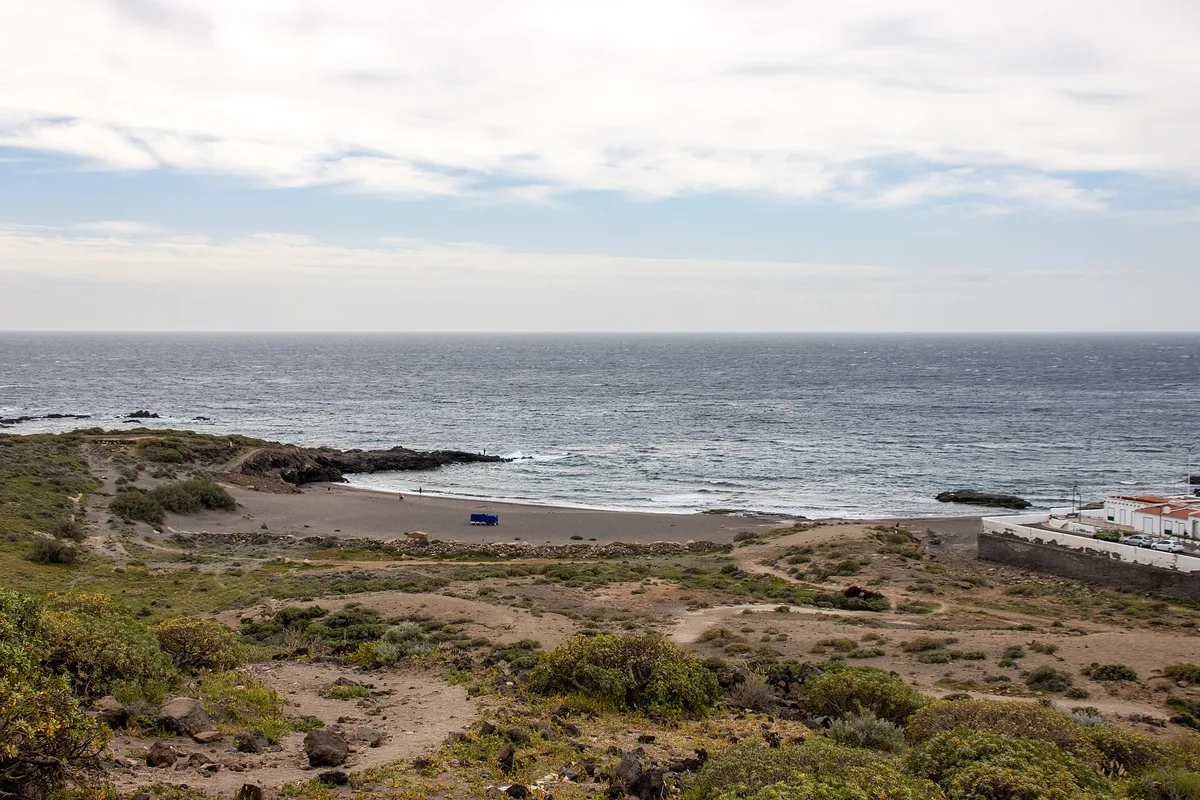 Los Abrigos-strand, Granadilla de Abona, Canary Islands, Spanje