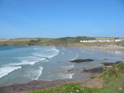 Polzeath Beach, St Minver, British Coast, United Kingdom — 3