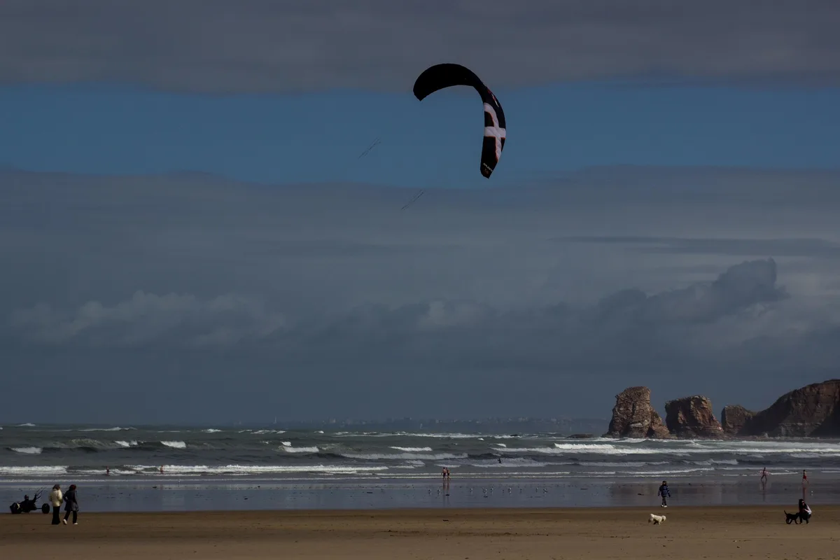 Hendaye Beach, Hendaye, Nouvelle-Aquitaine, France