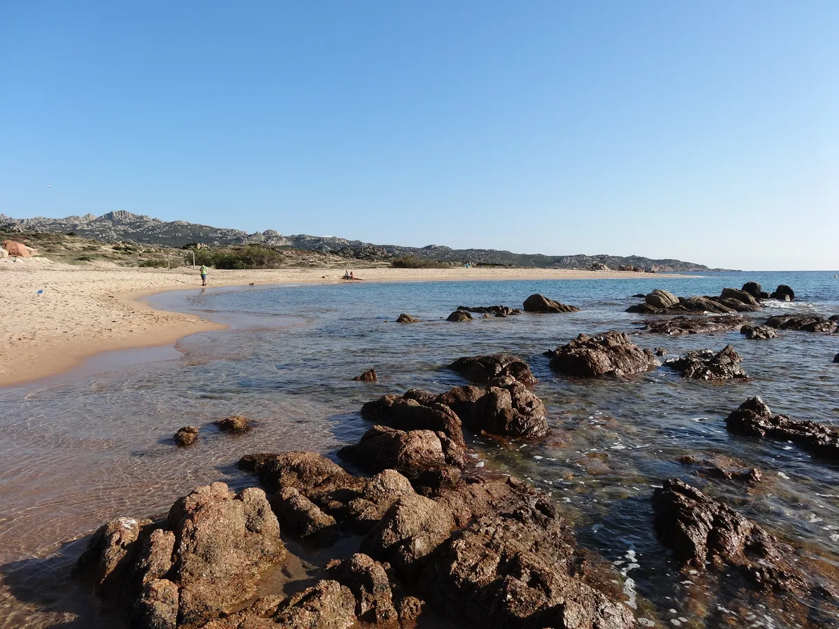 Tonnara-Strand, Bonifacio, Corsica, Frankreich — 3