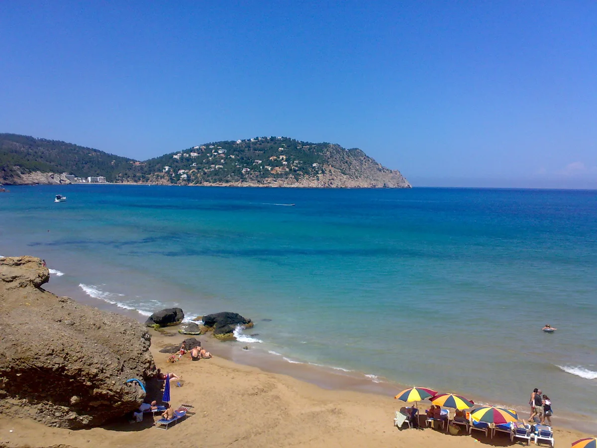 Cala de Sant Vicent Beach, Sant Joan de Labritja, Balearic Islands, Spain — 6